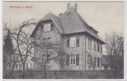 54018 AK Pfarrhaus in Sexau Gebäudeansicht 1912