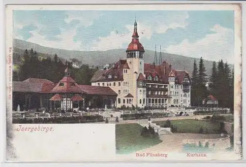65637 Ak Bad Flinsberg Isergebirge Kurhaus um 1900