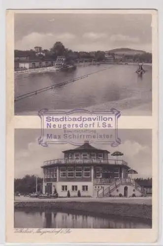 903730 Ak Volksbad Neugersdorf - Spreequelle, schönstes Strandbad Oberlausitz