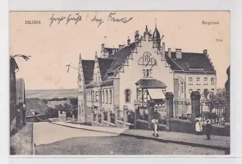 906553 Ak Eisleben - Straßenansicht an Bergschule um 1905