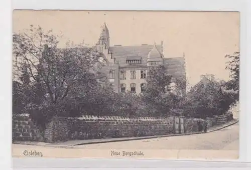 906554 Ak Eisleben - Partie an der neuen Bergschule 1905