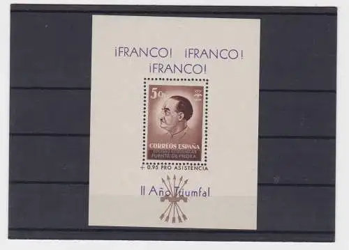 Briefmarken Spanien 5 cts. Franco II Ano Triumfal postfrisch ** (147232)
