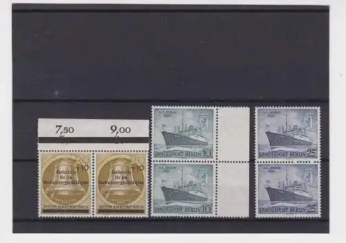 2 x Briefmarken Westberlin Michel Nr.126,127,155 postfrisch ** (145789)