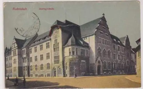 903294 Ak Rudolstadt Justizgebäude 1921