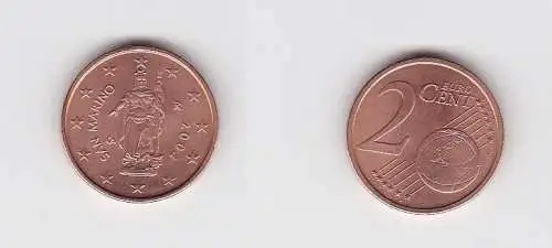 2 Cent Münze San Marino 2004 Freiheitsstatue (131414)