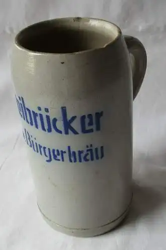 Steinzeug 1 L Bierkrug Brauereikrug Zweibrücker Park- und Bürgerbräu (124182)