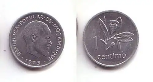 1 Centimos Aluminium Münze Mosambik Moçambique 1975 (114320)