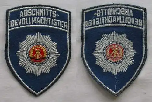 DDR Stoffabzeichen Aufnäher Transportpolizei Abschnittsbevollmächtigter (151544)