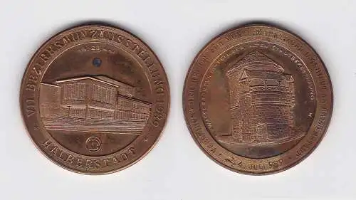Medaille Halberstadt VII.Bezirksmünzausstellung 1889 (151238)