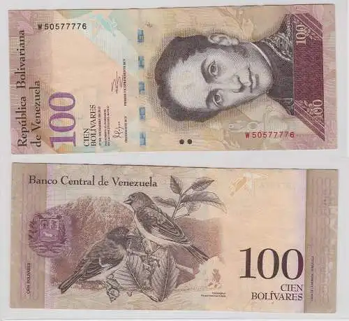 Banknote100 Bolivares Venezuela 2012 fast kassenfrisch (110167)