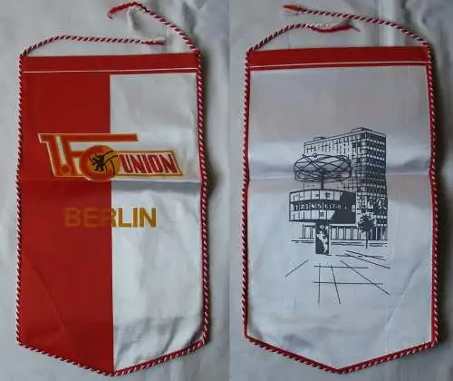 DDR Wimpel 1. FC Fußballclub Union Berlin - Weltuhr Alexanderplatz (150601)