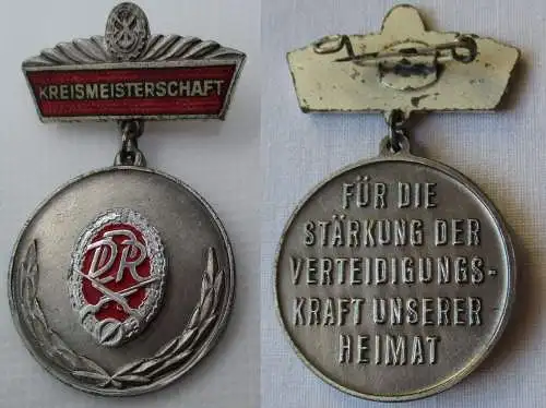 DDR GST Abzeichen Kreismeisterschaft Militärischer Mehrkampf-Verband (150400)