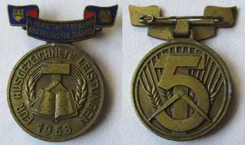DDR Medaille FDJ 5.Berufswettbewerb der deutschen Jugend 1953 (150513)