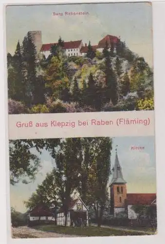 20582 Mehrbild Ak Gruß aus Klepzig bei Raben (Flämming) 1926