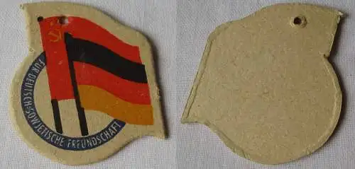 frühes DDR Papp Abzeichen Für deutsch-sowjetische Freundschaft DSF (155693)