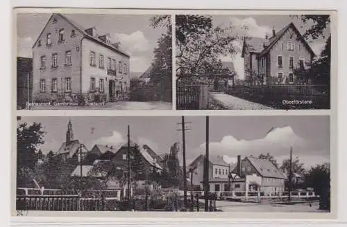 31470 Mehrbild Ak Hartmannsdorf bei Kirchberg in Sachsen Restaurant usw. 1944
