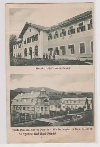 11960 Mehrbild Ak Sangeorz-Bai-Bad-Fürdö - Hotel "Hebe"szanatorium, Vilele Mia
