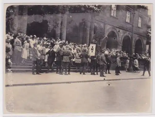 900734 Original Foto Weimar Aufmarsch Stahlhelmbund um 1920