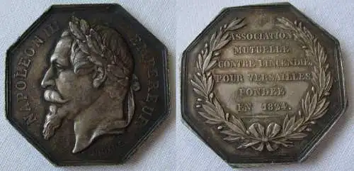 Silber Medaille Association mutuelle contre l'incendie pour Versailles (152170)