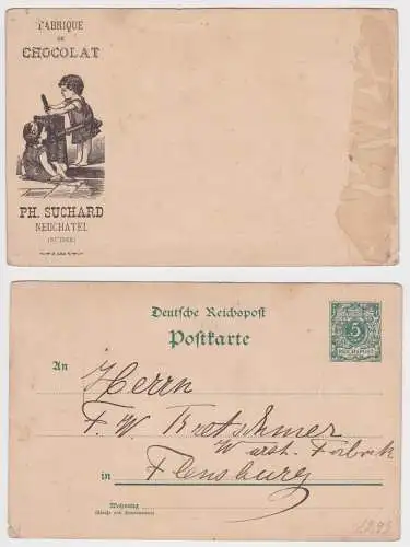 75163 DR Ganzsachen Postkarte PP9/B 22/05 PH.Suchard Neuchatel