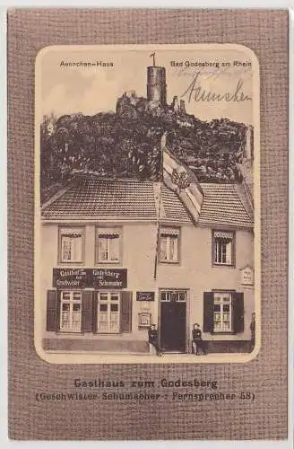 99539 Ak Gasthaus zum Godesberg - Aennchen-Haus Bad Godesberg am Rhein 1914