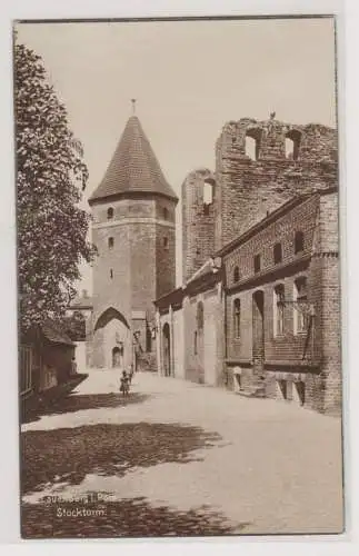 17793 Ak Lauenburg Lębork in Pommern Stockturm um 1920