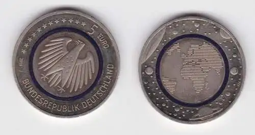5 Euro Sammlermünze Deutschland 2016 Prägeort J Blauer Planet Erde (111942)