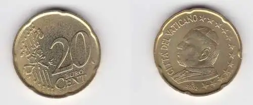 20 Cent Messing Münze Vatikan 2002 Pabst Johannes Paul II. (137742)