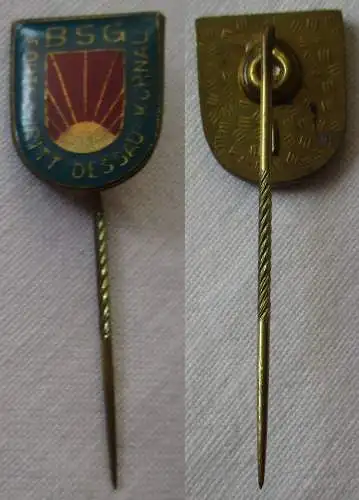 DDR Sport Anstecknadel Mitgliedsabzeichen BSG Fortschritt Dessau-Kühnau (145334)