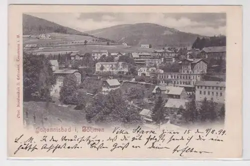 16334 Ak Johannisbad in Böhmen - Totalansicht 1899