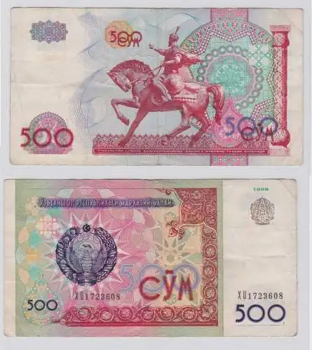 500 Cum Banknote Usbekistan 1999 (138345)