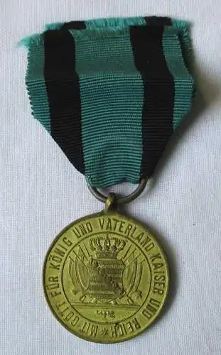 seltene Medaille 25jähriges Jubiläum Militärverein Radeberg 1862 - 1887 (123312)
