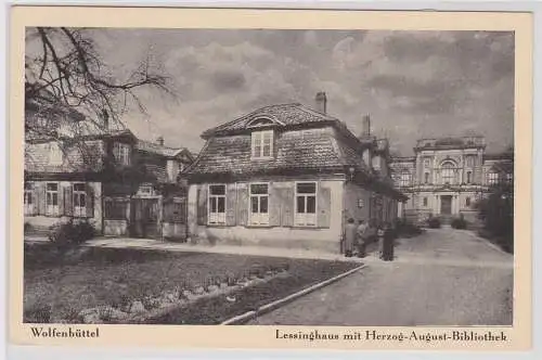 98540 AK Wolfenbüttel Lessinghaus mit Herzog August Bibliothek