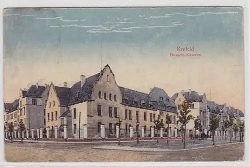 43939 Ak Krefeld Husaren Kaserne 1925