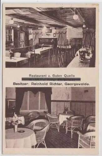 99098 AK Georgswalde Jiříkov - Restaurant zur Guten Quelle, Bes. R. Richter 1939