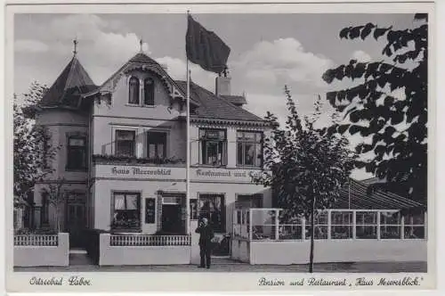 99734 AK Ostseebad Laboe - Pension und Restaurant "Haus Meeresblick" 1939
