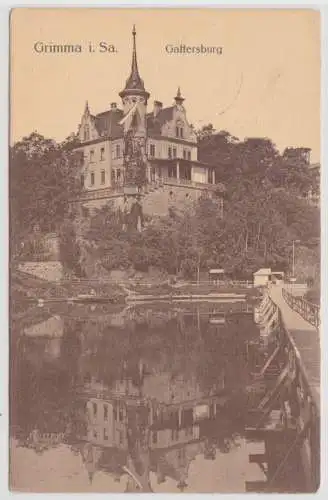18410 Feldpost Ak Grimma in Sachsen Gattersburg 1914