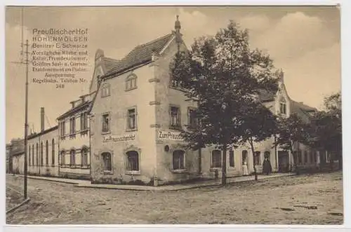 88247 Ak Hohenmölsen Gasthof Preussischer Hof um 1920
