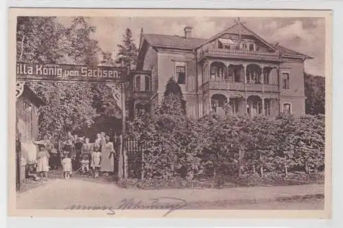 17673 Ak Reinerz Duszniki-Zdrój Villa König von Sachsen 1927