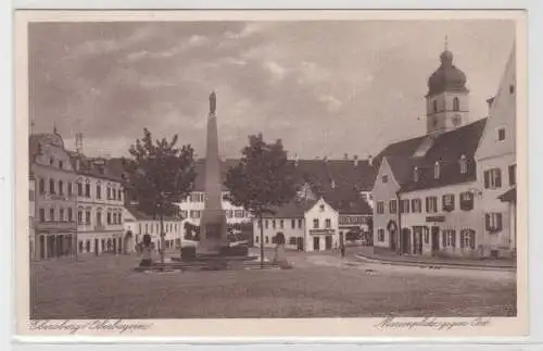 86067 Ak Ebersberg (Oberbayern) Marienplatz gegen Ost 1932