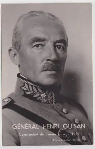 90833 Ak General Henri Guisan Commandant de Lármee Suisse 1939