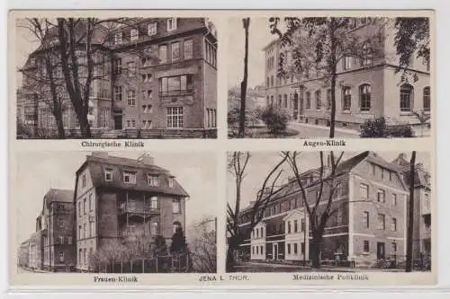 23773 Mehrbild Ak Jena in Thüringen Augenklinik usw. 1930