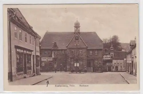 37253 Ak Rastenburg in Thüringen Rathaus 1929