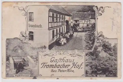 90343 Mehrbild Ak Gasthaus Trombacher Hof Bes.Peter Korz 1927