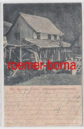 76088 Ak Die Ravenna-Mühle Höllenthal-Schwarzwald um 1900
