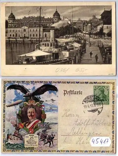 45417 DR Ganzsachen Postkarte PP27/C239/36 Konstanz 1913