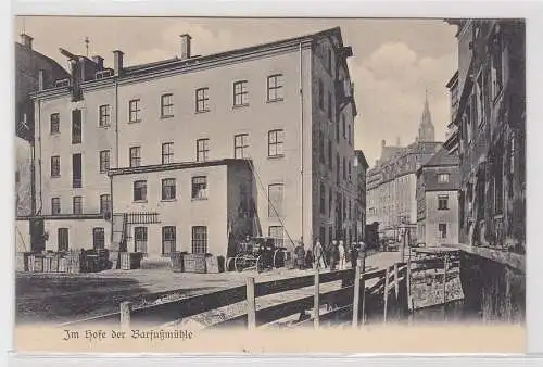 54516 Ak Aus Leipzigs alten Tagen - Im Hofe der Barfußmühle um 1915