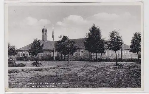 98186 Ak Wendisch - Buchholz, Pestalozzi Landschulheim Hermsdorfer Mühle, 1937