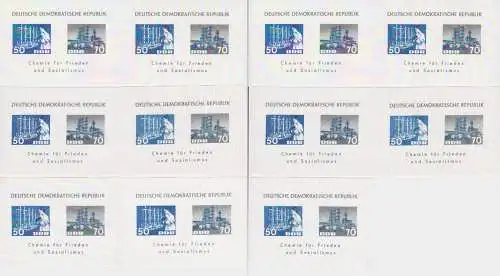 11 x DDR Briefmarken Block 18 (Chemie Dederon) postfrisch ** (152073)