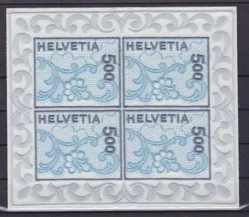 Schweiz Michel Nummer 1726 Stickerei Kleinbogen postfrisch (144189)